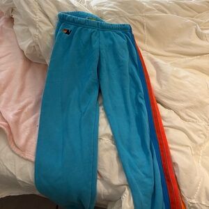 Blue aviator nation, sweatpants, size medium,